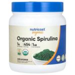 پودر جلبک اسپیرولینا ناتریکاست Nutricost Organic Spirulina Powder 1000mg (454 گرم)