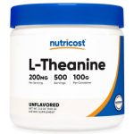 پودر کاهش استرس ال تیانین ناتریکاست Nutricost L-Theanine 200mg (100 گرم)