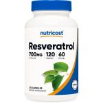 کپسول سلامت قلب و عروق رسوراترول ناتریکاست Nutricost Resveratrol 700mg (120 عددی)