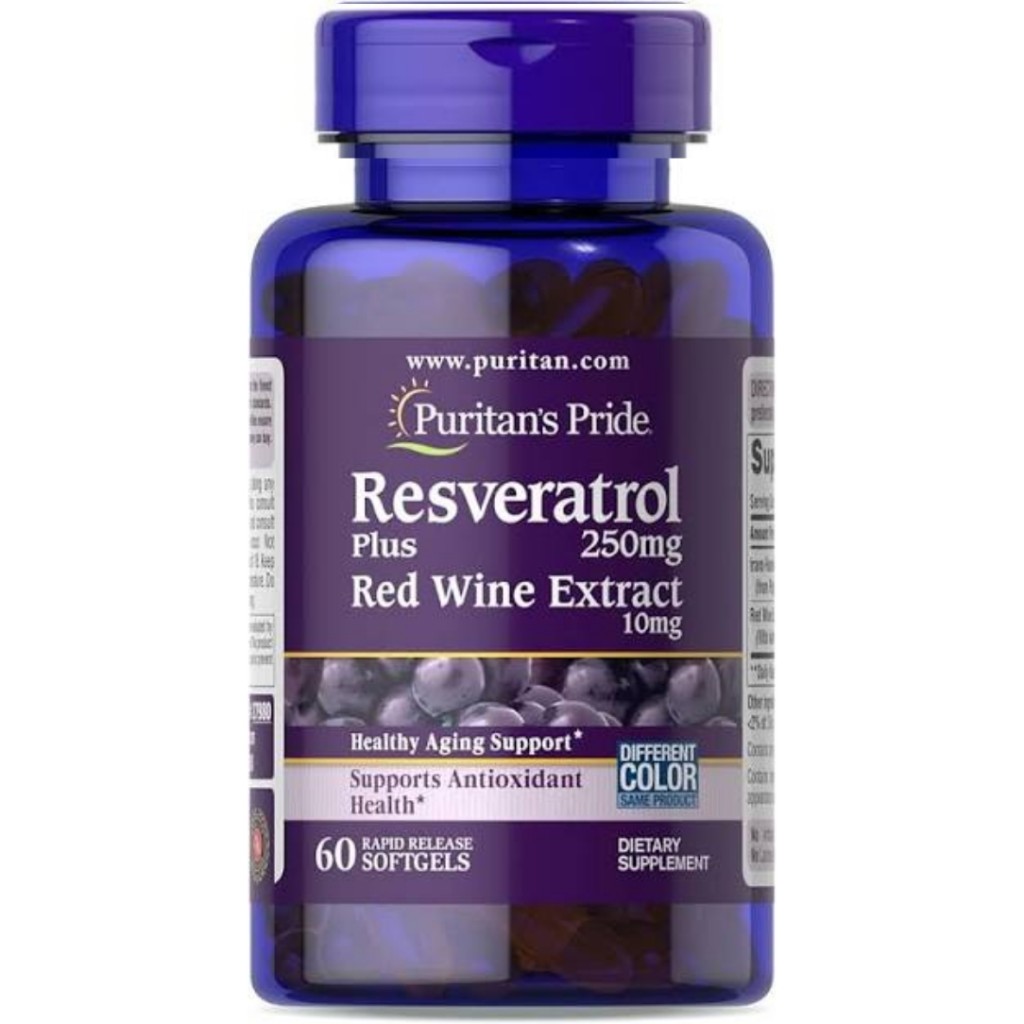 کپسول سلامت قلب و عروق رسوراترول پوریتان پراید Puritan Pride Resveratrol 250mg (60 عددی)_6aafc42623b7e.jpeg کپسول سلامت قلب و عروق رسوراترول پوریتان پراید Puritan Pride Resveratrol 250mg (60 عددی) - تصویر 1