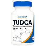 کپسول سلامت کبد و بدن تودکا ناتریکاست Nutricost TUDCA 250mg (30 عددی)