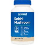 کپسول قارچ ریشی تقویت سیستم ایمنی بدن ناتریکاست Nutricost Reishi Mushroom 1500mg (120 عددی)