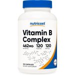کپسول ویتامین ب کمپلکس ناتریکاست Nutricost B Complex 462mg (120 عددی)