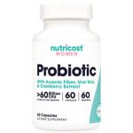 کپسول کمک به هضم پروبیوتیک بانوان 60 میلیارد ناتریکاست Nutricost Women Probiotic 60 Billion (60 عددی)