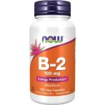 کپسول گیاهی ویتامین ریبوفلاوین ناو فودز NOW Foods B2 100mg (100 عددی)
