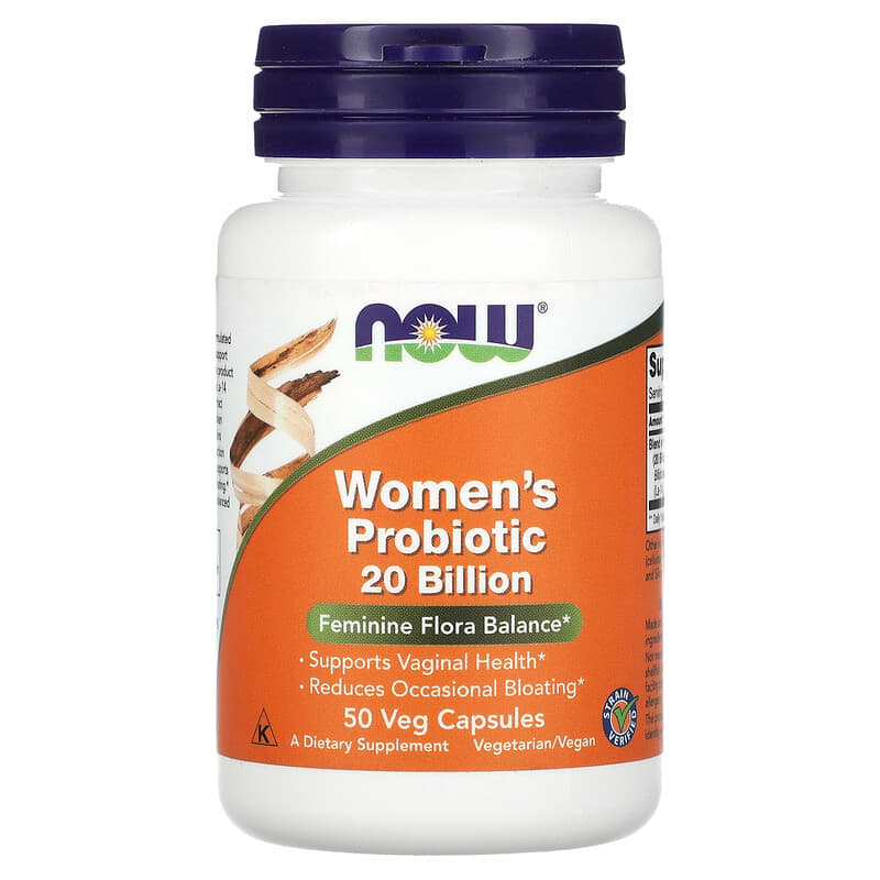 کپسول گیاهی پروبیوتیک بانوان 20 میلیارد ناو فودز NOW Foods Women’s Probiotic 20 Billion (50 عددی)_6ab65bf8ca955.jpeg کپسول گیاهی پروبیوتیک بانوان 20 میلیارد ناو فودز NOW Foods Women's Probiotic 20 Billion (50 عددی) - تصویر 1