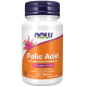 قرص فولیک اسید NOW Folic Acid 800mcg With B12 (250 عددی)_68108feb14428.png